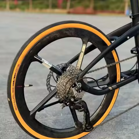 G PRO ONE 20inch 451 Folding Bike Carbon Wheel 5 Spoke 8-11 Speed Wheelset, Disc Brake 100/135mm, Ty