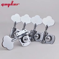 GUYKER หมุดจูนเบสไฟฟ้ากรอบเปิดอัตราส่วน21:1โครเมียมสีดำสีทองสำหรับเบส