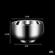 Chén bát ăn cơm inox 316 dùng ăn cơm ăn canh súp có 2 size 12 cm và 13 cm ưu tiên cho trẻ em loại