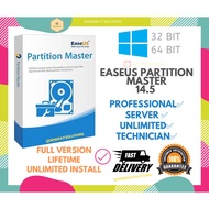 🔥HOT🔥 EaseUS Partition Master 14.5 All Edition | Lifetime | Full Version