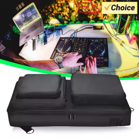 DJ Controller Shoulder Bag Shockproof Shoulder Bag Backpack Adjustable Shoulder Strap for Pioneer DD