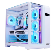 Vỏ Case MIK BARBATOS - BLACK/ WHITE ( ATX / M ATX / ITX) - Hàng Chính Hãng