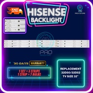 HISENSE 32 INCH LED TV BACKLIGHT 32D50 / 32D52 ( LAMPU TV ) 32" LED BACKLIGHT