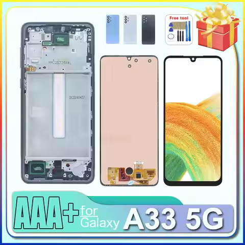 AMOLED LCD for Samsung Galaxy A33 5G A336B A336U LCD Display Touch Screen Digitizer for Samsung A33 