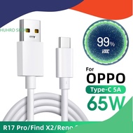 High Quality HdoorLink Oppo 65W Super Flash Charge USB C Cable Support VOOC Fast Charging 6.5A Type-C Quick Charger Cord