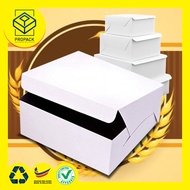 50 /100pcs Kek Kotak Putih / White Cake Box 4,6,7,8,9,10.5,11,12inch, 🔥Ready Stock🔥