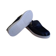 Cleanroom ESD Antistatic PVC Leather Mesh Shoes, Dark Blue | Esd Shoes