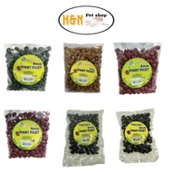 Tong Kala umpan pallet kolam 8mm pikatpillet palet perisa pandan/strawaberry/pisang/Buah Ara