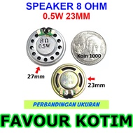 MINI SPEAKER 23MM 8 OHM 0.5W AUDIO SPEAKER SMALL ROUND THIN 8R FVKOTIM
