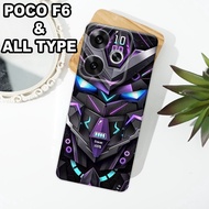 HP G50 - Latest XIAOMI POCO F6 5G Case 2024 - Flexible rubber material - VECTOR ROBOT MOTIF - XIAOMI