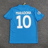 S-XXL         87-8 8 Serie A Napoli retro jersey number 10 Maradona Napoli classic home and away foo