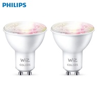 หลอดไฟ2แพ็ค PHILIPS เกาหลี WiZ PRO สำหรับ GU10ในบรรยากาศสีขาวและสี