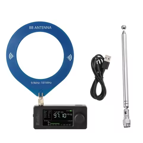 New ATS-mini V3 ABS Case SI4732 Pocket SSB Mini Radio LSB USB AM FM Radio Receiver ESP32S3 With Head