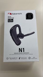 NAKAMICHI N1 單耳式藍芽耳機 無線單聲道 防水 的士司機  Uber Gogovan 職業司機 通話清晰