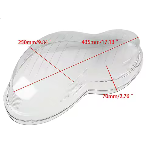 WO-Car Front Headlight Clear Lens Lampshade Shell Cover For Mercedes Benz 2001-2007 W203 C-Class 180