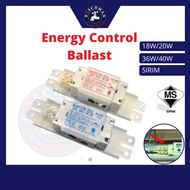 SIRIM Choke Energy Control Ballast Fluorescent Lamp Tube Choke 18W/20W 36W/40W Circular Round Tube P