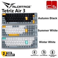 Alcatroz Tetriz 3 Multi-Device Rechargeable Bluetooth Wireless Keyboard