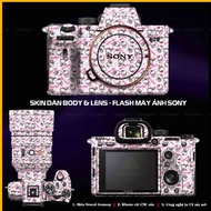 Sony A6000/6100/6200/6300/6400/6500/6600/6700/ZV1/ZVE10/Nex7/NexF3/A74/A75/A7C Body Skin Sticker