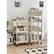 Multi-Layer Storage Rack Bookshelf Office Storage Rack Floor-to-ceiling Simple Book Movable Desk Sid