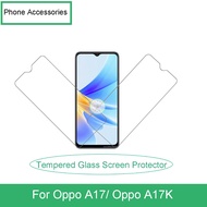 For Oppo A17 / Oppo A17K Cellphone Tempered Glass Screen Protector Accessory Parts