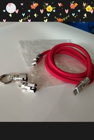 粗身 優質  雙頭Type C插頭  充電線  叉電線 數據傳輸線  data cable  可以 手機 手提電話  電腦數據互傳  有保護蓋  長4呎 全新 未用過 紅運當頭數據線