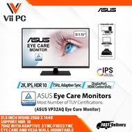 ASUS VP32AQ Eye Care Monitor – 31.5-inch, WQHD (2560 x 1440), IPS, 100% sRGB, HDR-10, 75Hz, Adaptive-Sync/FreeSync
