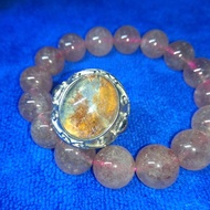 Caiyou Ring Activity Circumference Men's Crystal 12.4g Domineering Personal Use Gift Giving Landscap