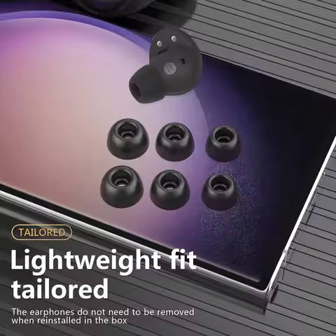 3/6Pairs Silicone Earbuds Tips Replacement Earphone Earphone Eartips L/M/S Accessories Ear Tips for 