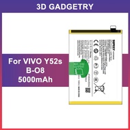 【New 0 Cycle】5000mAh B-O8 Battery Bateri for VIVO Y52s / Y31s / Y31 / Y72 5G / Y51 / Y52 5G / Y72 5G