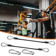 KIKIFA Gym Cable Extension, Stainless Steal Tricep Pull Down Fitness Extension Cable, Exercises Clim