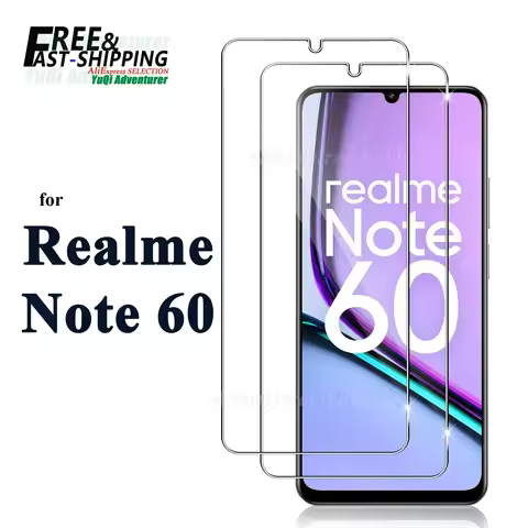 Screen Protector For Realme Note 60 Tempered Glass HD Crystal 9H Anti Scratch Case Friendly