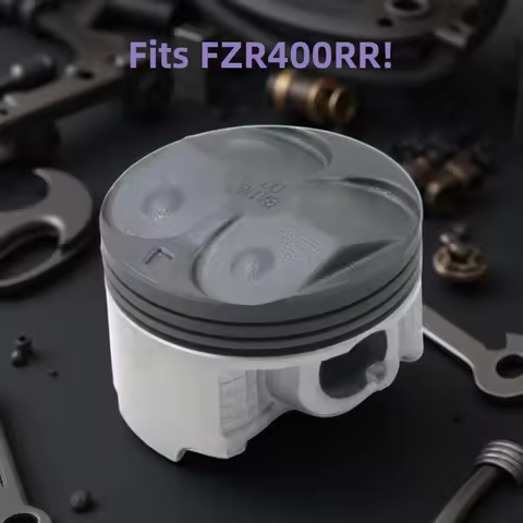 AHL Motorcycle STD ~ +100 Bore Size 56mm ~ 57mm Piston Kit & Rings For YAMAHA FZR400RR SP 3TJ FZ400 