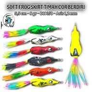 SOFT FROG ASIS SIKRIT TIN COR STANDING SIZE 5.5CM WEIGHT 8GRM HOOK 3/0 KESTING BAIT