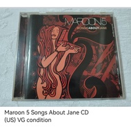 Maroon 5 Songs About Jane CD (unsealed)