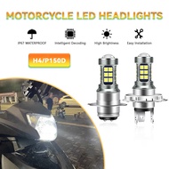 1PC BA20D H6 H4 LED Motorcycle Headlight Bulb/Waterproof/H4 6000K White for Motorcycle