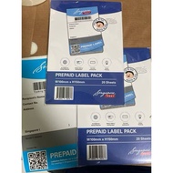 40PC SINGPOST Basic Package Prepaid Label TRACKED RESGISTERED Mail Stamp