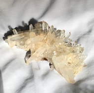 馬達加斯加 白水晶簇 水晶原礦 天然原石 黄金白水晶簇 天然原石