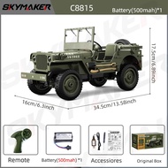 JJRC C8815 1/10 Willys Jeep Rc Car 1941 MB Scaler 2.4G 4Wd RTR Crawler Climbing Military RC Truck Of