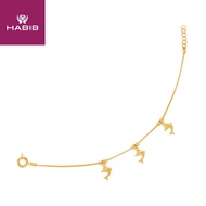 HABIB Oro Italia 916 Yellow Gold Bracelet GW43710723 (22K Gold)