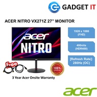 ACER NITRO XV271Z / XV271 Z 27" GAMING MONITOR (IPS PANEL,FHD,0.5ms,HDR400,FREESYNC,280Hz)