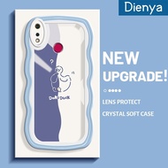 Dienya เคสสำหรับ Realme 3 Pro เคส3i Realme พร้อมลายเป็ดเป็ดสี TPU ใสนุ่มขอบกล้องรูเข็มเคสมือถือกันกระแทกความแม่นยำทนต่อการสึกหรอฝาครอบป้องกันซิลิก้าเจล