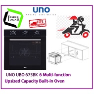 Uno UBO 675BK 6 Multi-function Upsized Capacity Built-in Oven