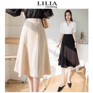 Office Skirt with Flared Shape Covers the belly well. Knee-Length Skirt with Flared Shape 6 pieces w