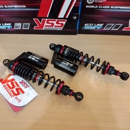 YSS G-Sport Black Series รุ่น W110i/ W125i ทุกรุ่น สปริงดำ/กระปุกดำ ความสูง 340 มิล รหัส RG302-340TR