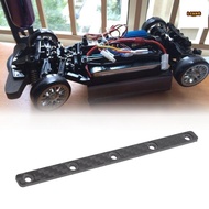 LONNGMY RC Chassis Reinforcement, Black Lightweight Carbon Fiber Chassis Stiffener, Durable High Str
