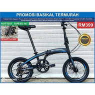 CHEAPEST FOLDING BIKE HOTTEST 16" 7SPEED. RM399 ONLY FOLDING BIKE ROADBIKE MOUNTAIN BIKE