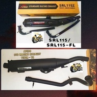 APIDO STD RACING EXHAUST PIPE STANDARD EKZOS MUFFLER LAGENDA SRL115/ SRL115-FI/ Y15ZR-V2
