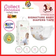 Iconic Babycare Signature Day & Night Baby Diaper Tape NB28/S50/M44/L38 (Pack)