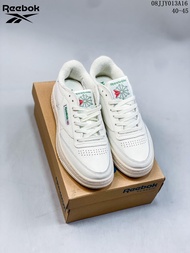 รีบอค Reebok Club C 85 Vintage Unisex Casual Athletic Shoes Classic White Sneakers รองเท้าวิ่ง รองเท้าบาสเกตบอล รองเท้าเทรนนิ่ง รองเท้าวิ่งเทรล รองเท้าแตะ