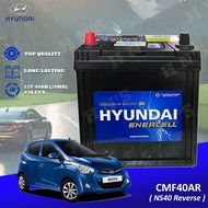Hyundai Enercell ( CMF40AR ) NS40 for Hyundai Eon Reverse Maintenance Free Car Battery ( 15 Months W